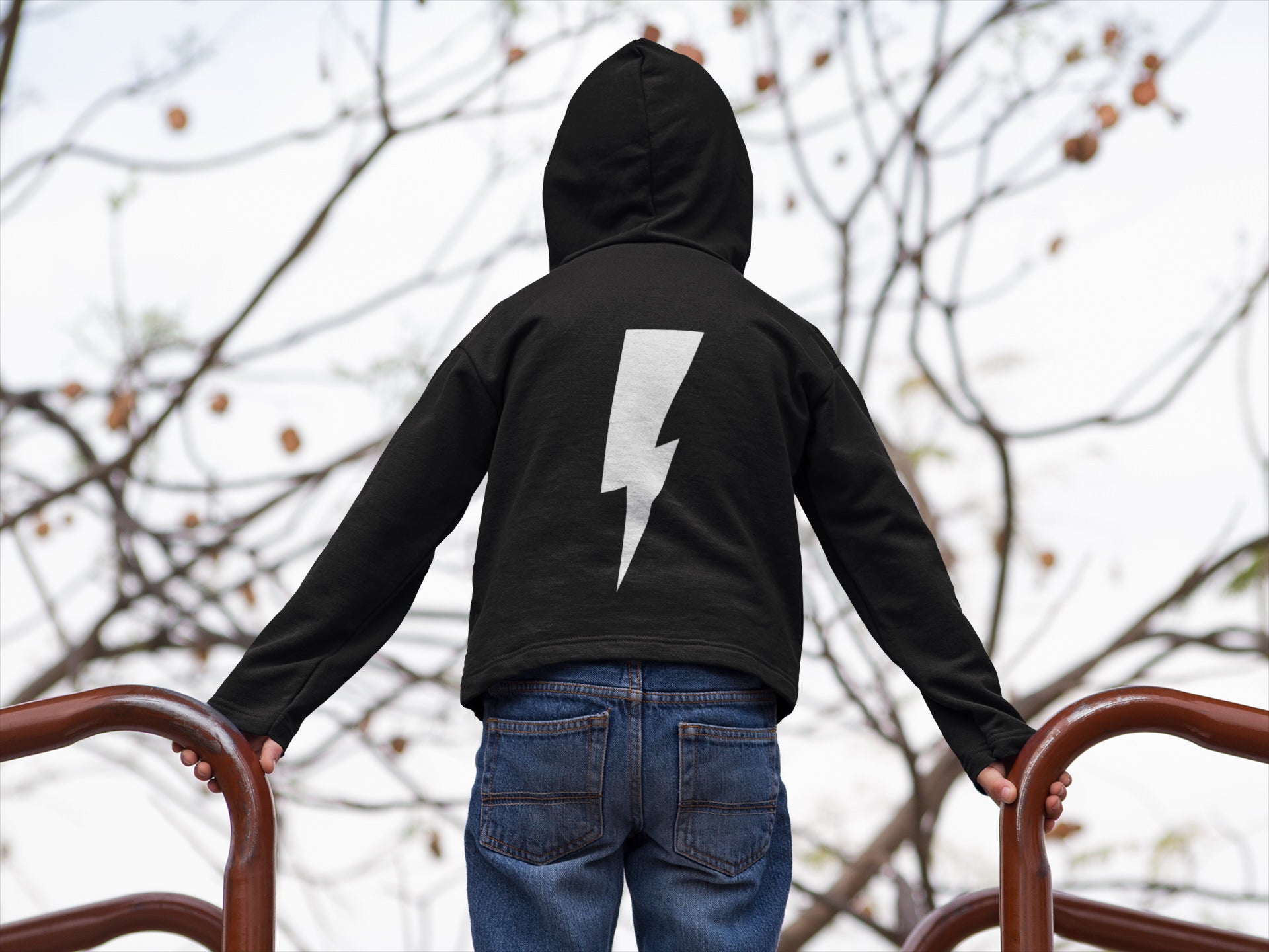 Kids Bolt Back Graphic Hoodie